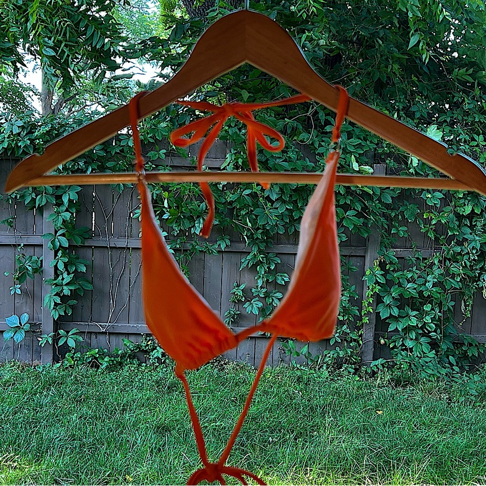 Orange Wrap-Around Bikini